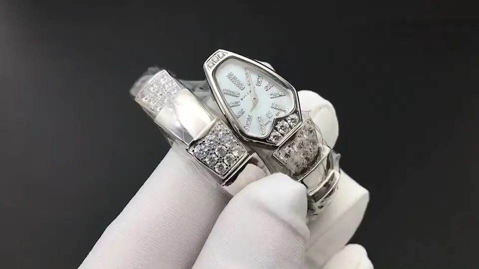 🆚AN Factory最新力作 市場最高版本 新品上市 BVLGARI·寶 格麗 ™️SERPENTI系列 101787SPW26WGD1GD1.1T1⃣️搭載進口瑞士石英機芯！