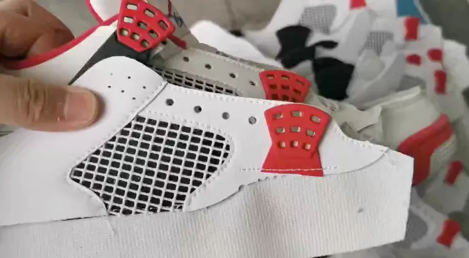 原廠指令訂單 裁片素材Air Jordan 4 “Fire Red”火焰紅