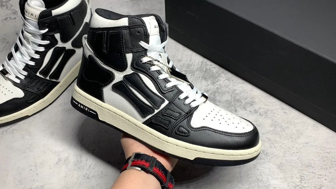 渠道原裝高奢·埃米爾/AMIRI Skeleton Low-Skel top Sneakers 骨骼系列