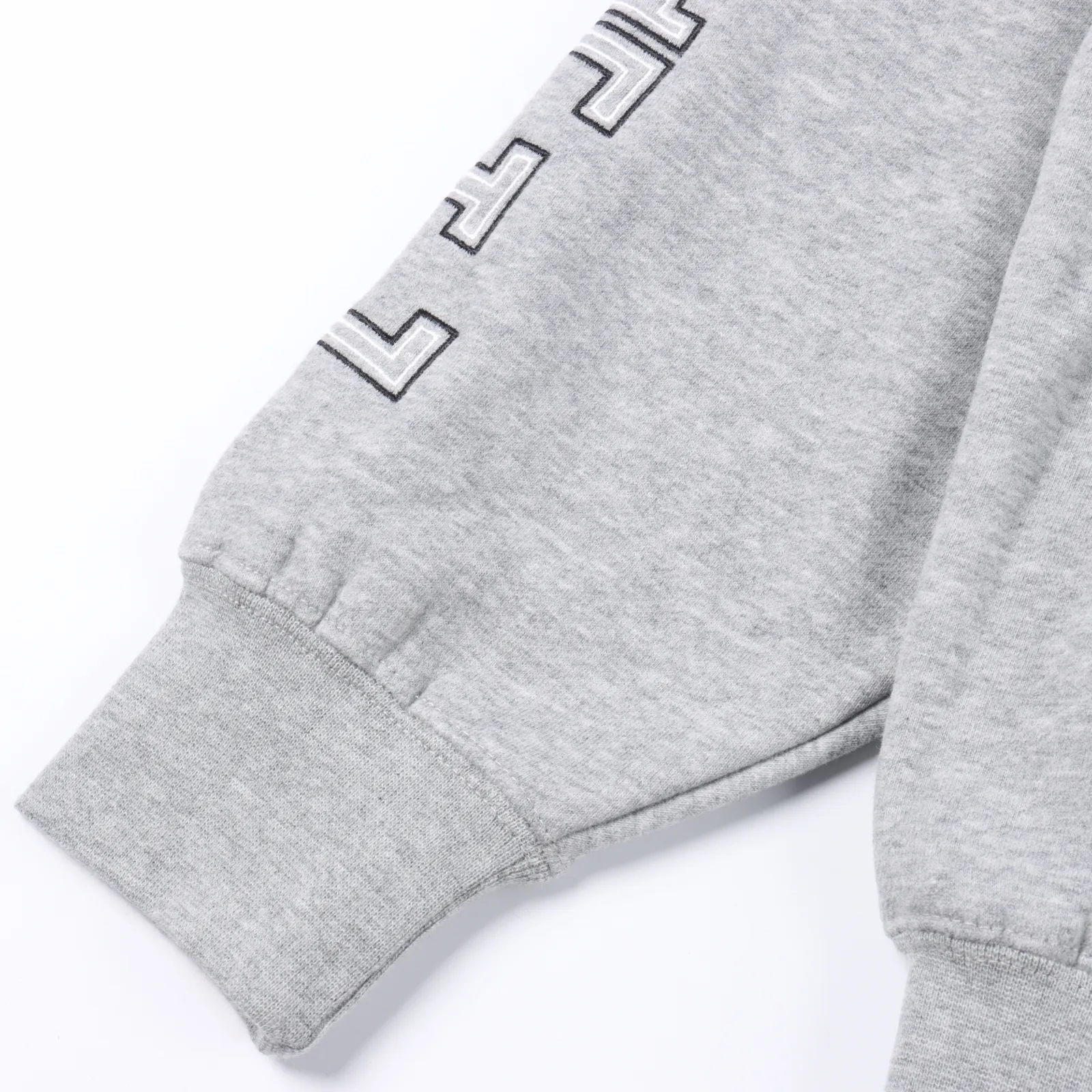 NIKE x SUPREME 耐克SUP 聯名款手臂刺繡連帽衛衣帽衫                面料採用100%純棉毛圈面料，克重大約在420g左右。