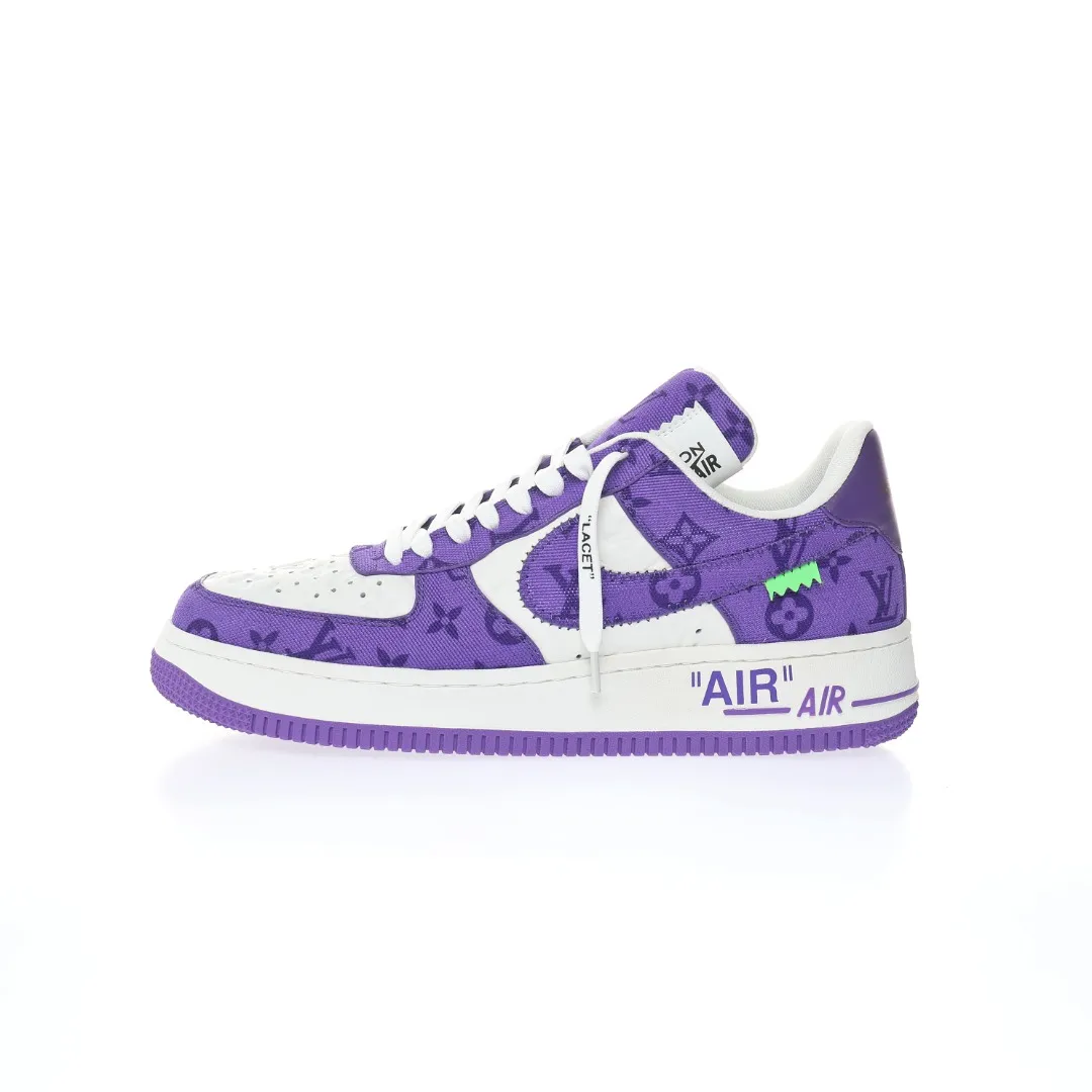 路易威登Louis Vuitton x NK Air Force 聯名款 空軍一號低幫休閒運動板鞋,皮箱不強製配備‼