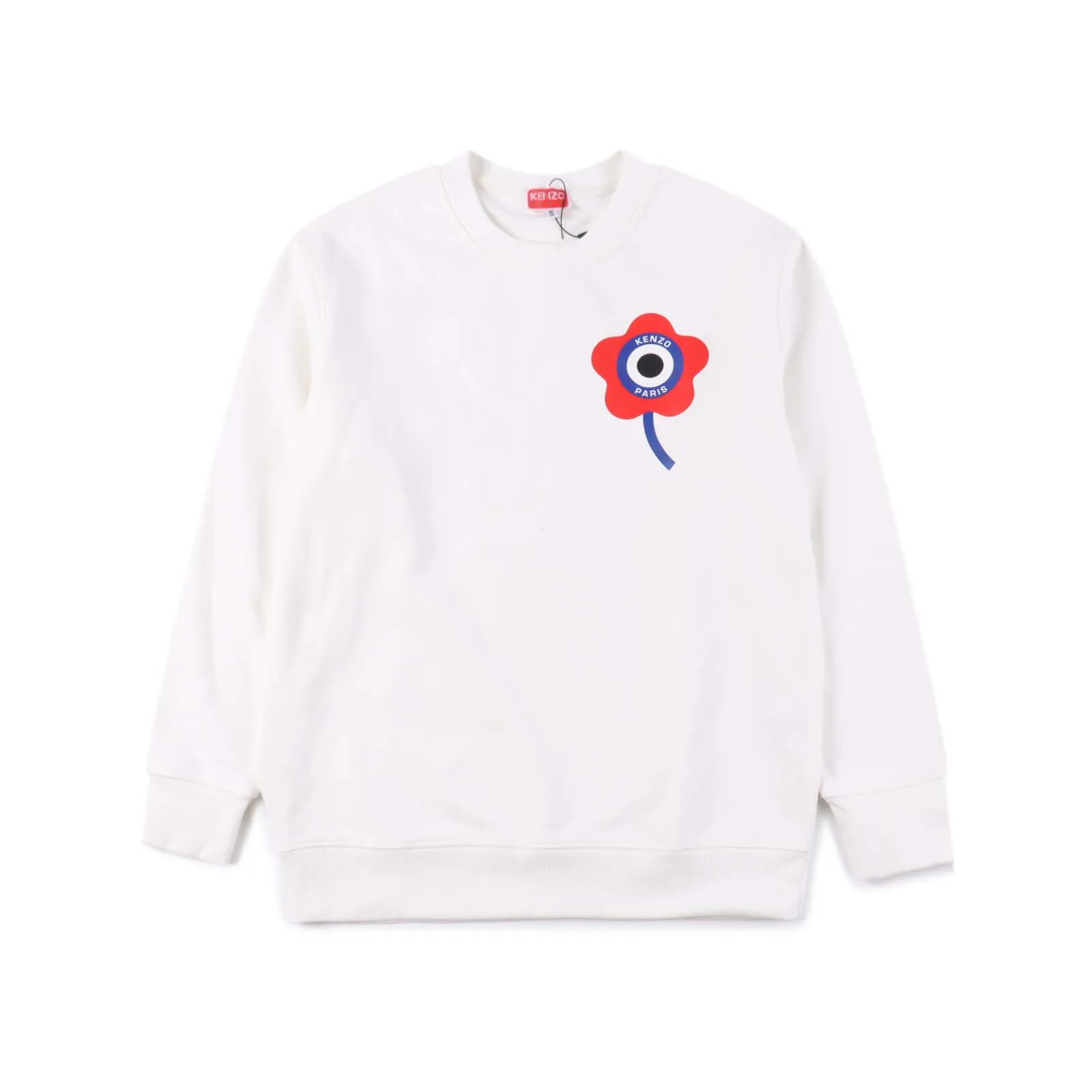 Kenzo 高田賢三 23FW 花朵印花圓領衛衣 400g高級精梳棉面料 專櫃領標 代購級白色厚板吊牌 原版吊粒 前後都是立體發泡印花 層次感很強 男女同款 情侶款 oversize版型 寬鬆 尺碼:S-XL 編碼:XLB100722