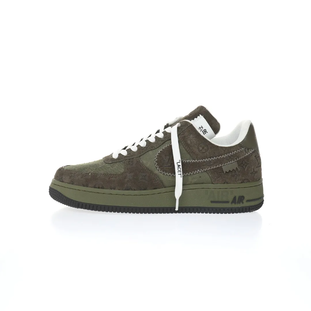 路易威登Louis Vuitton x NK Air Force 聯名款 空軍一號低幫休閒運動板鞋,皮箱不強製配備‼