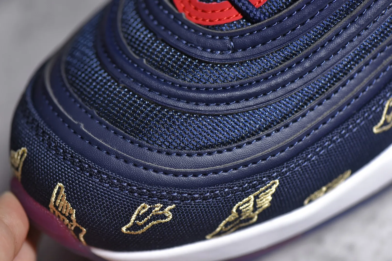細節鑑定渠道訂單NK Air Max 97 全新配色原裝批次子彈拆解原鞋開發
