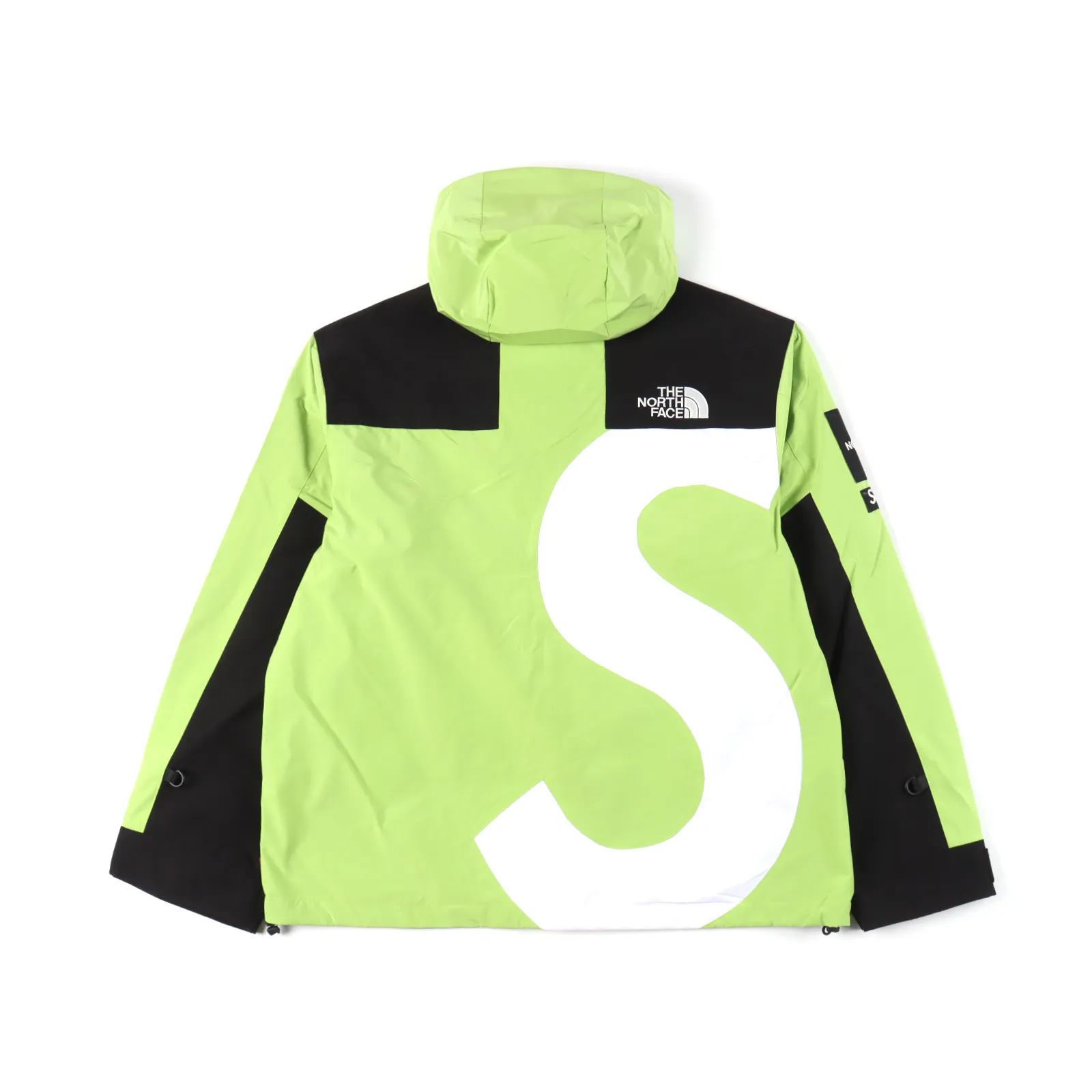 Supreme X The North Face/北面TNF 聯名款滅世大S衝鋒衣外套                市面最頂版本 區別雨衣面料 顏色一眼假版本 原版對位 拒絕殺豬 總共採用正品8條YKK拉鍊 八條裡還分三種不同型號拉鍊/拉頭 其中門襟 一條5號樹脂拉鍊 外口袋及袖子 四條3號樹脂拉鍊 內裡 三條反拉金屬拉鍊 兩側口袋及袖子隱藏拉鍊專業級防水塗層面料 全身壓膠 專業防水塗層 防水效果一流 內置薄絨 保暖擋風性能俱佳 且透氣性完美 聚酰胺纖維成分分散性燃料印花 紅外線網版定位數碼印花後裁片 開版都開了20多個 全部對位縫製 一絲不苟 刺繡 R字母帶大象腿 刺繡更為飽滿 精緻 刺繡細節完美 輔料 鐳射標等一應俱全                 Size：S-XXL                編碼：FFF091354