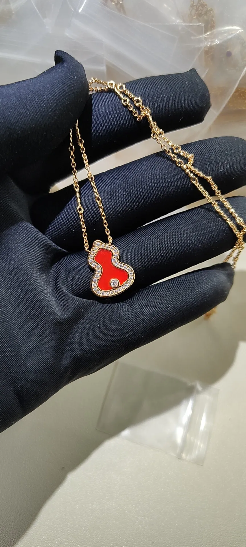 𝐐𝐞𝐞𝐥𝐢𝐧（麒麟）𝐰𝐮𝐥𝐮紅玉髓單鑽吊❤️新款現貨發售‼ 
