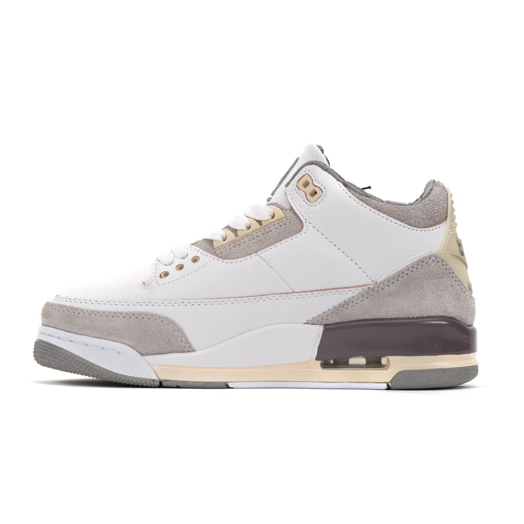 A Ma Mainers x Air Jordan 3 Retro SP “Medium Grey” 米白灰貨號 DH3434-110碼數 40 40.5 41 42 42.5 43 44 44.5 45 46 47