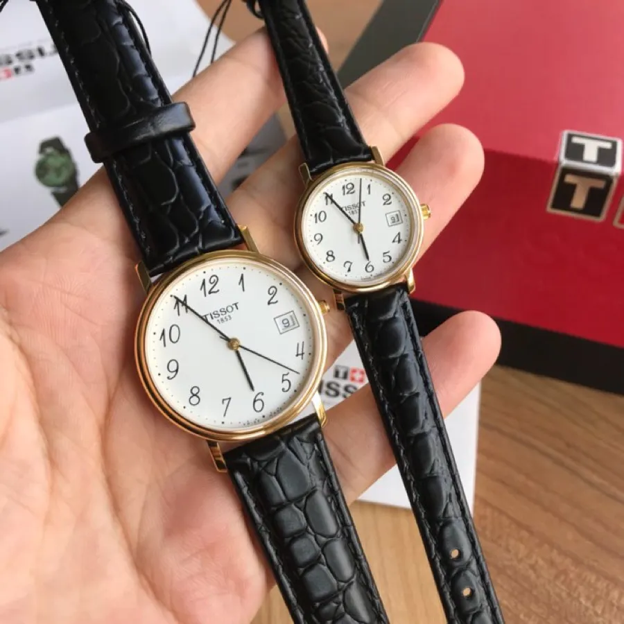 Original Tissot,原廠天梭T52心意系列，超薄簡單大方，非常復古風格。