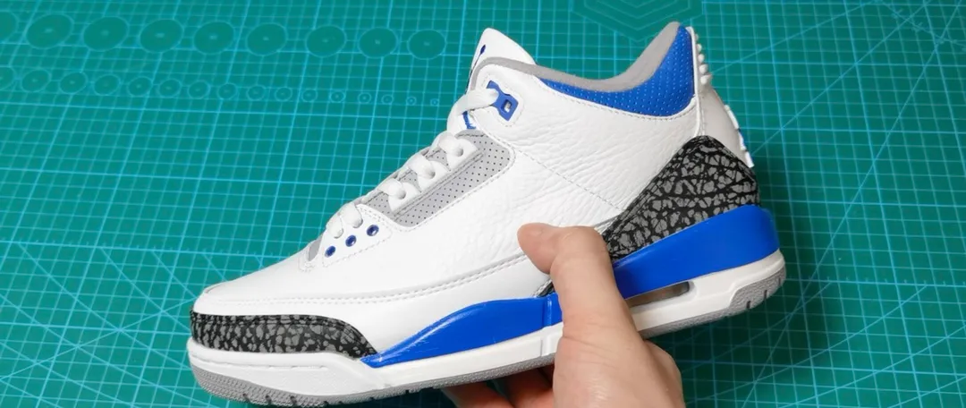 Air Jordan 3 Retro“Racer Blue” 賽車藍 白藍 小閃電 3M反光貨號 CT8532-145碼數 40 40.5 41 42 42.5 43 44 44.5 45 45.5 46 47