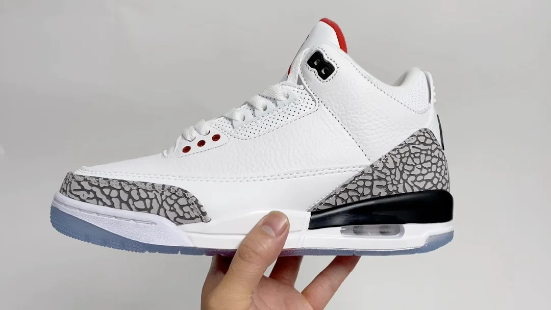 Nike Air Jordan 3 Throw Line White Cement 白水泥 視頻欣賞