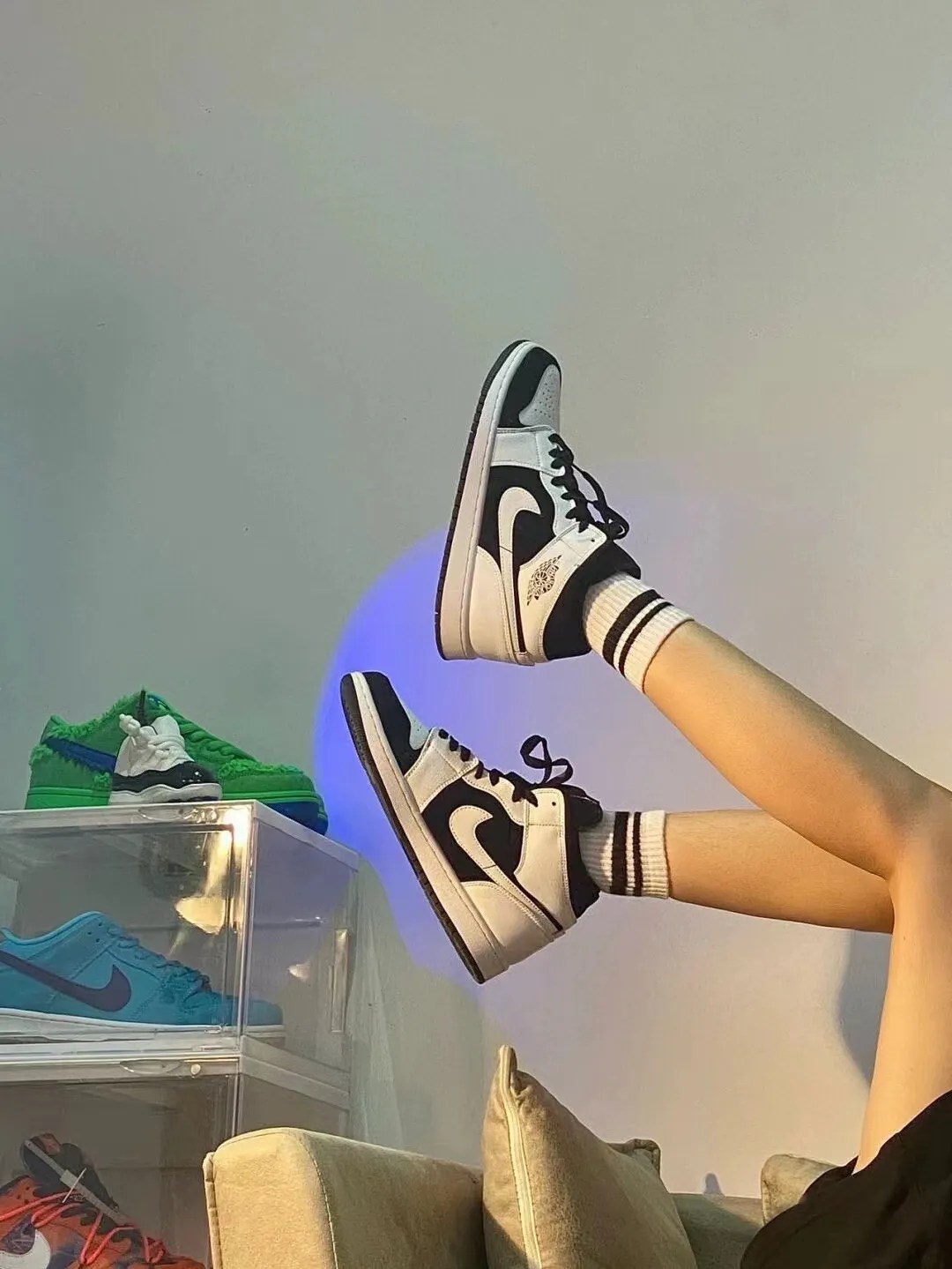 AJ1 Mid 熊貓🐼經典永不過時yyds
