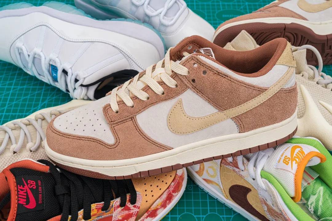 Nike Dunk Low  賈斯汀比伯同款 白棕 小麥 男女同款貨號DD1390-100尺碼36 36.5 37.5 38 38.5 39 40 40.5 41 42 42.5 43 44 44.5 45 46