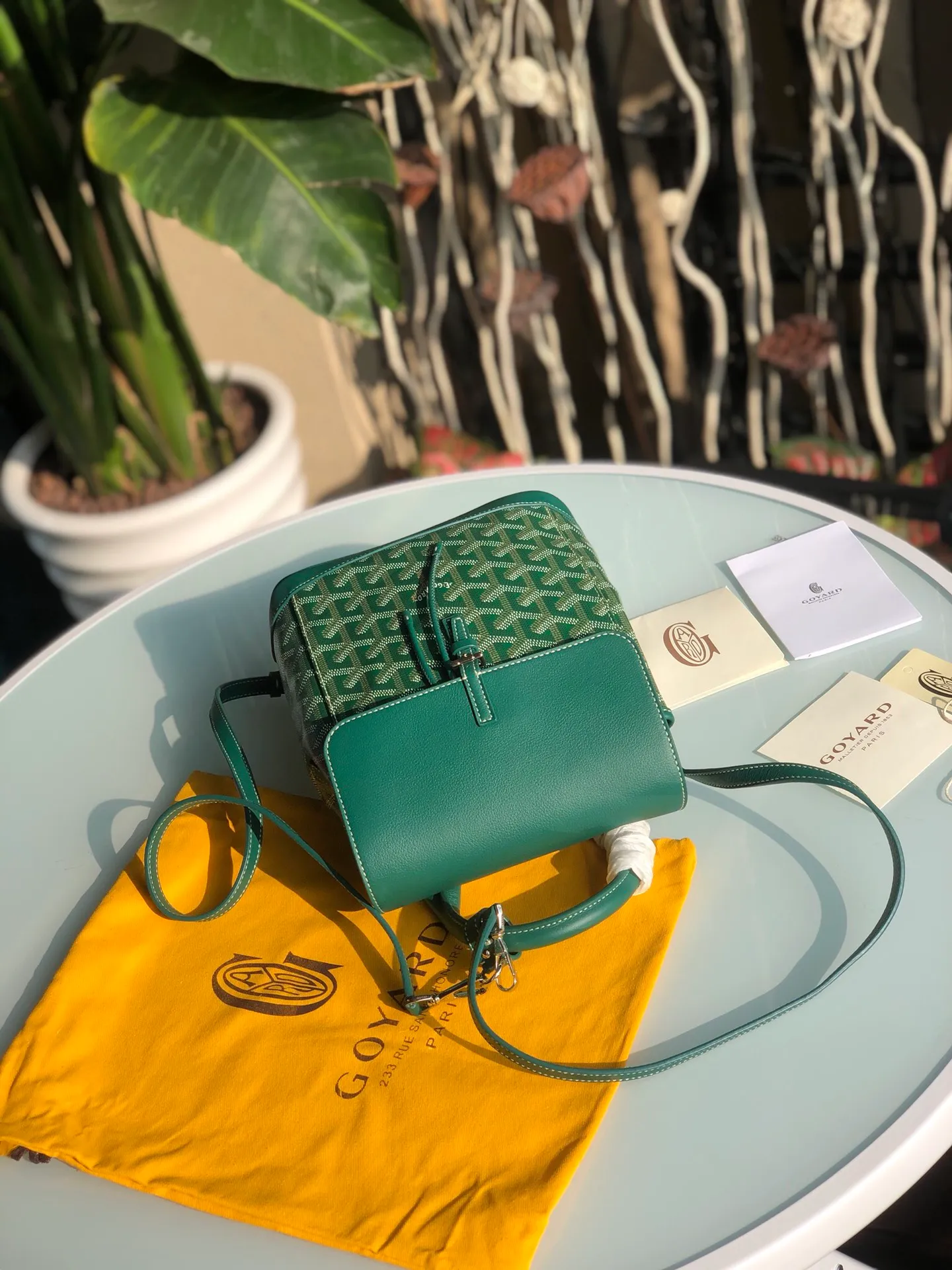 Goyard的風格極具辨識度,只需一眼便能甄別。