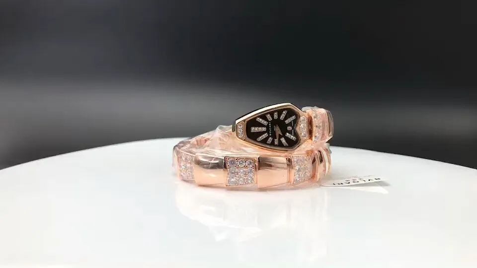 🆚AN Factory最新力作 市場最高版本 新品上市 BVLGARI·寶 格麗 ™️SERPENTI系列 101787SPW26WGD1GD1.1T1⃣️搭載進口瑞士石英機芯！