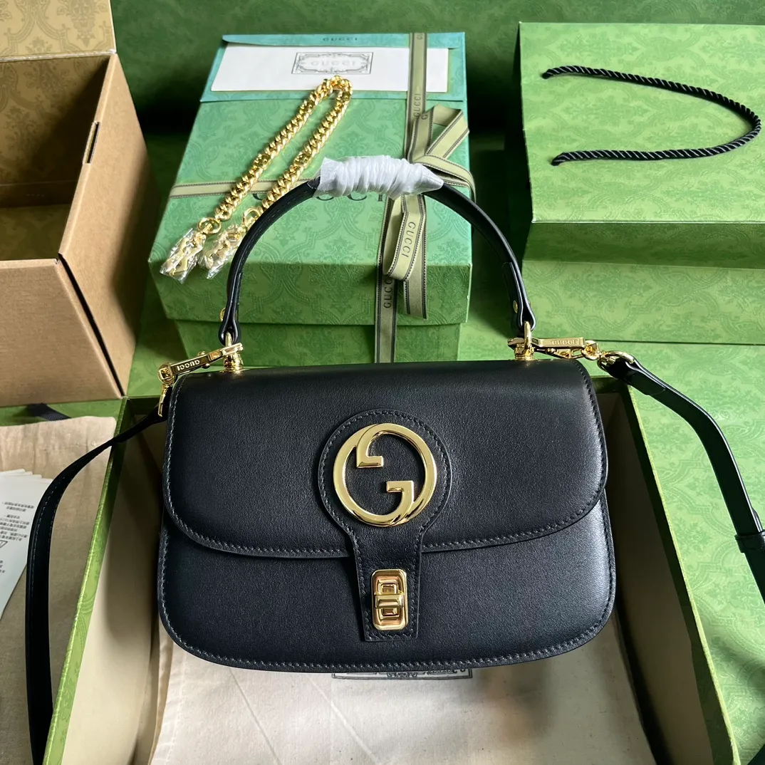 👯Gucci Blondie系列手提包，UXX0G 1000復古元素與典藏細節相得益彰。