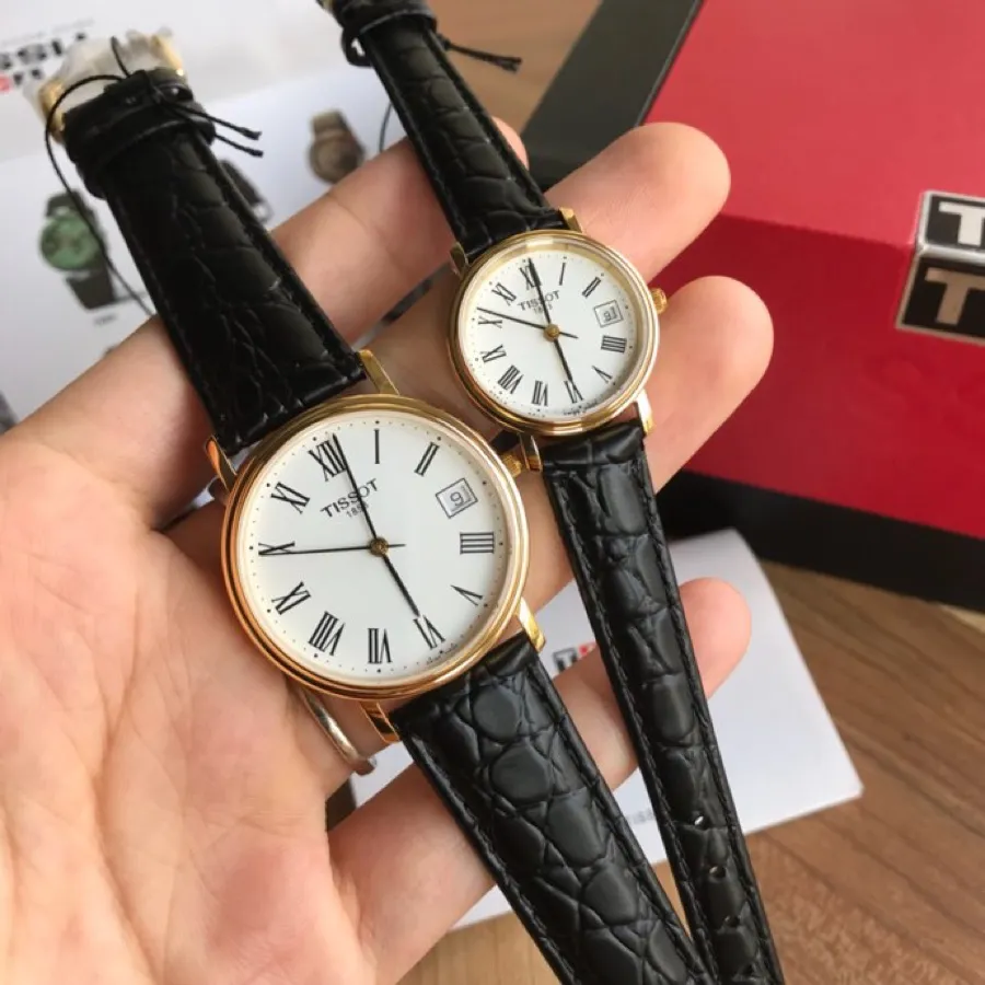 Original Tissot,原廠天梭T52心意系列，超薄簡單大方，非常復古風格。