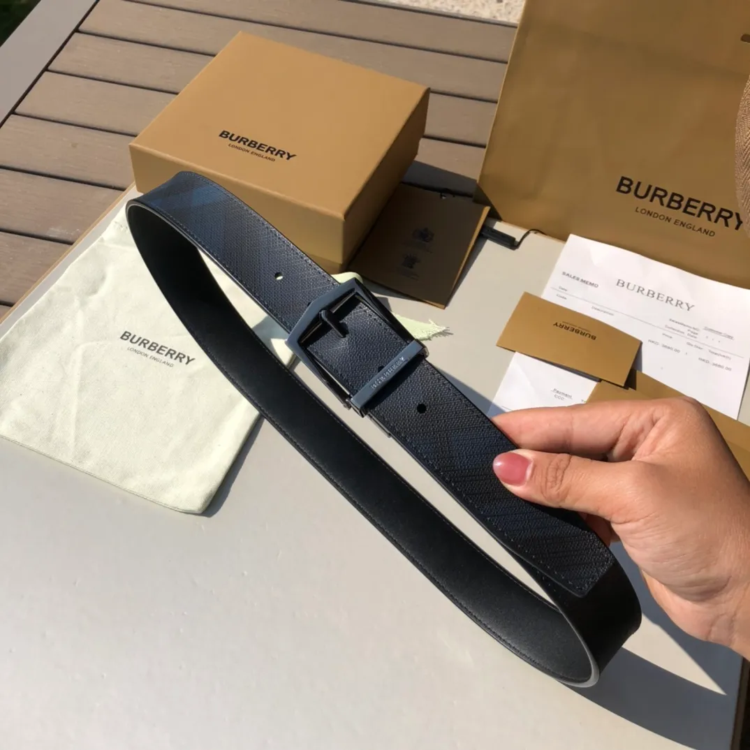 （22350898）3.5cm寬度、85-110歐碼❗️Burberry男款腰帶！