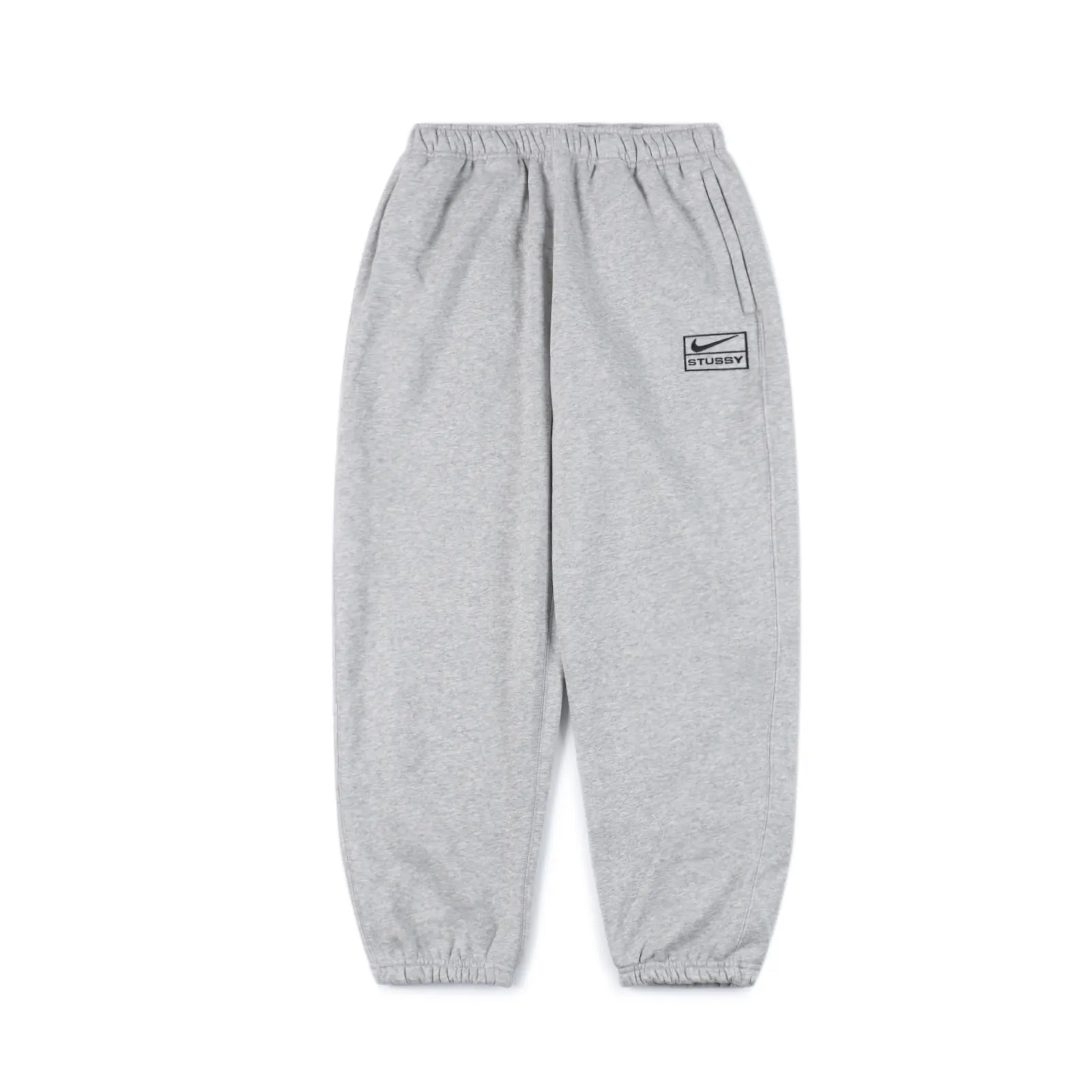 Nike/耐克NK x Stussy/斯圖西 聯名款純色刺繡LOGO加絨衛褲 2023官網新款 獨家供應 原版購入 高端復刻 區別市面通貨 定制原版一致高克重抓絨面料 保暖舒適 OS立體版型設計 版型偏大 口袋有拉鍊 進口百達靈刺繡 小標Logo 三標輔料 齊全 褲繩印字logo 男女同款 版型寬鬆 Size: S-XL 編碼:EIO010422