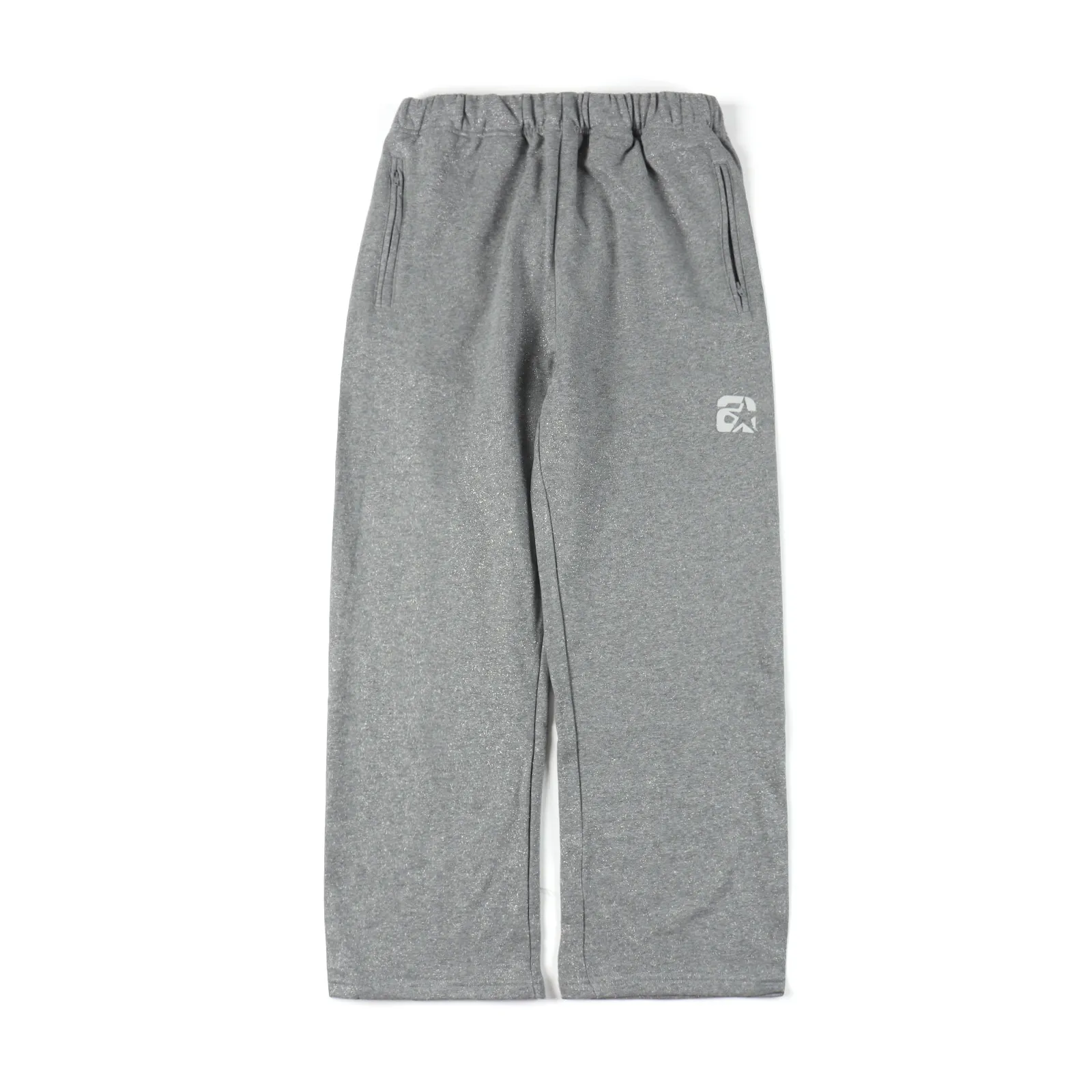 亞歷山大王新款Alexanderwang亮閃閃套裝褲                p開版研製克重85棉15聚酯纖維 可以說非常重工的一件 光是面料就定了一個月之久 市面最強品質了 天花板級別了 抓絨很薄 秋冬可以穿不會很熱 市面普版都是毛圈的，錯誤版才是毛圈，對版都是抓絨哈。