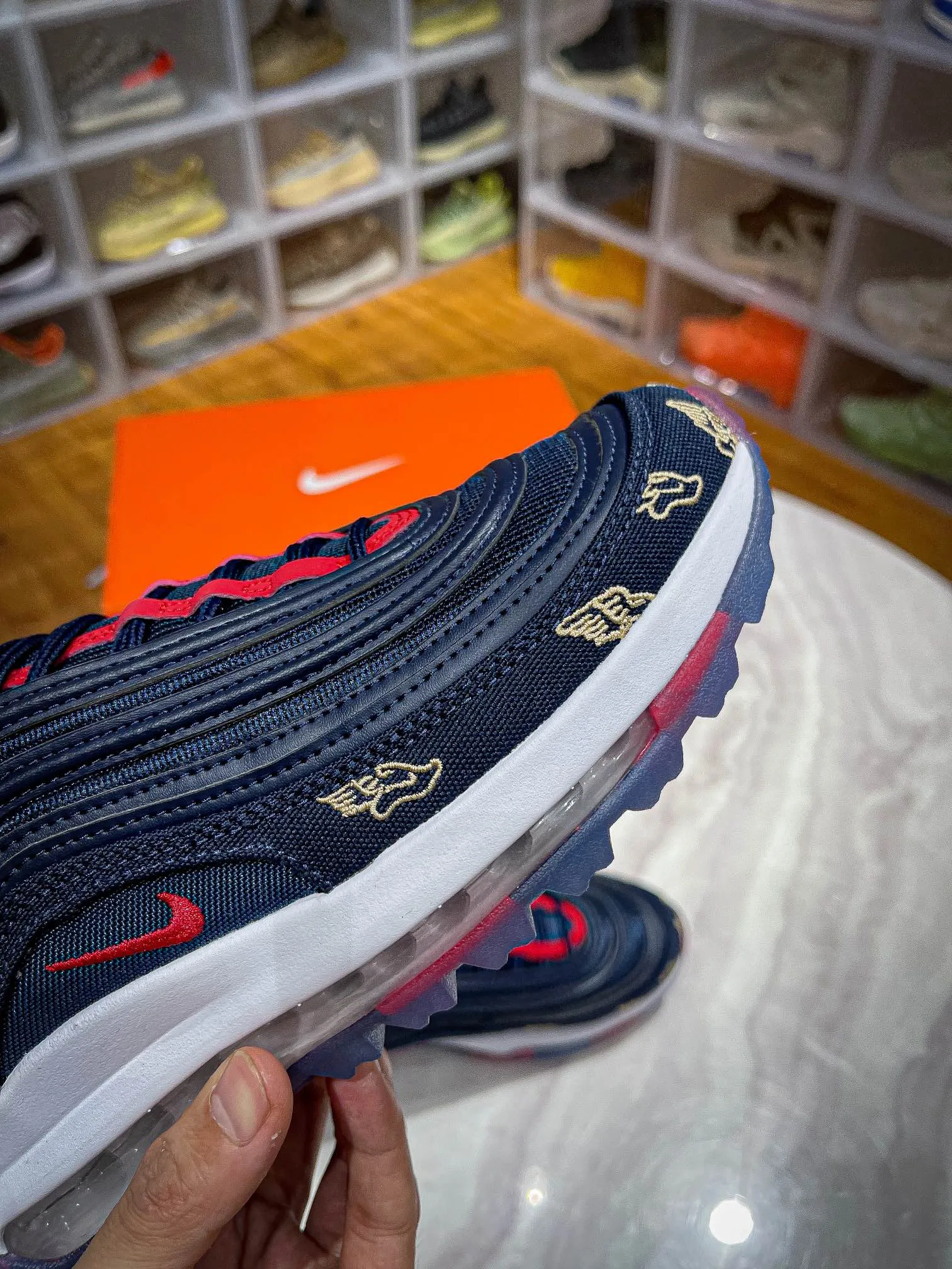 正確鞋型清潔度品控完美原檔案數據刺繡logo正確鞋撐包裝物全掌可視化氣墊