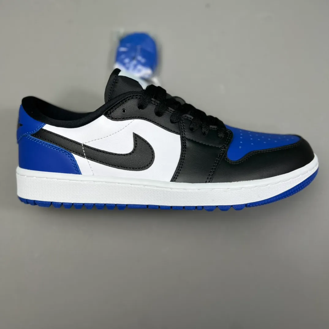 AJ1 Low Golf系列 高爾夫黑白藍 尺碼：35.5-46