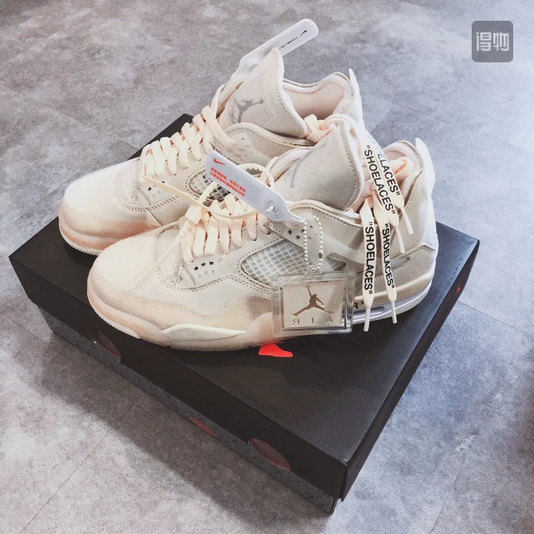 Off-White x Air Jordan 4 “Sail” 白帆 貨號 CV9338-100尺碼 36 36.5 37.5 38 38.5 39 40 40.5 41 42 42.5 43 44 44.5 45 46