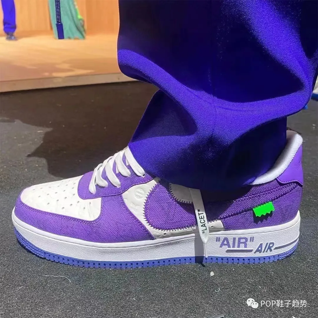 路易威登Louis Vuitton x NK Air Force 聯名款 空軍一號低幫休閒運動板鞋,皮箱不強製配備‼