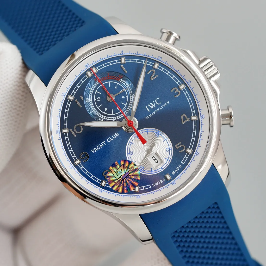 終極版 IWC 葡萄牙系列 IW390704直徑45x14.5 搭載Cal.89361計時機芯 超強夜光。