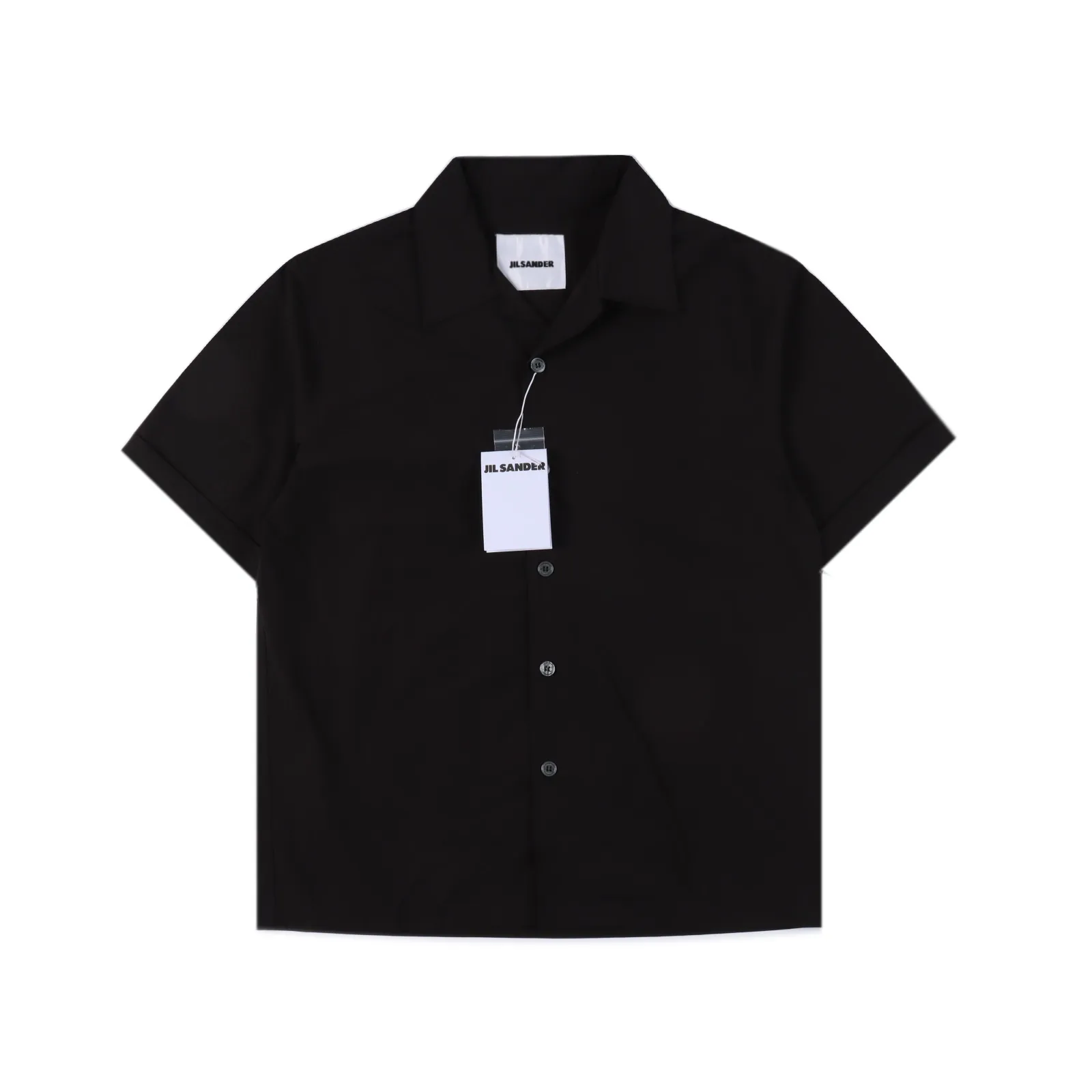 JIL SANDER 23SS 後背印花翻領短袖襯衫 採用頂級全棉面料,後背經典LOGO印花,定制原版一致輔料,大廠工藝,出口標準。