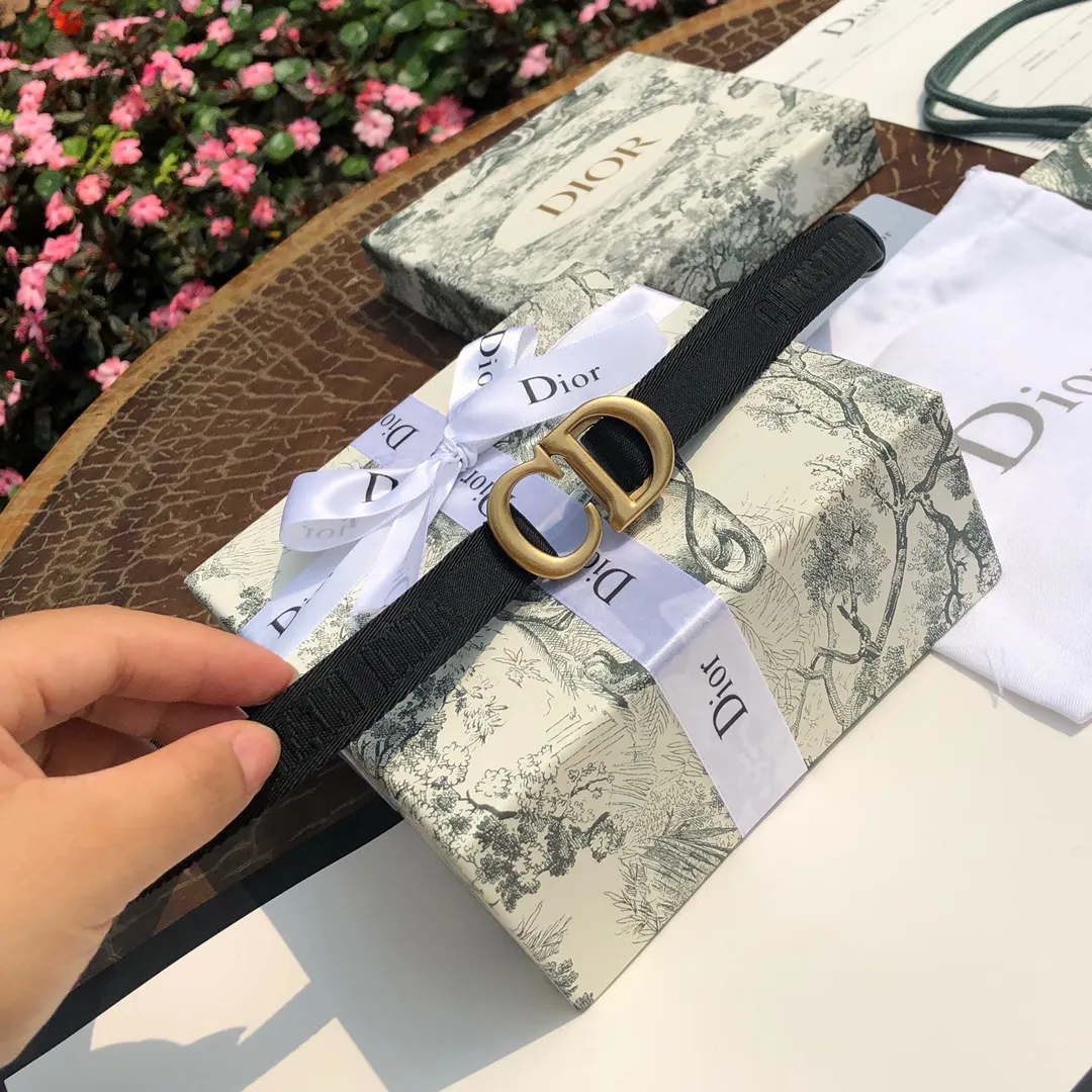 (21290898)Dior尼龍CD扣細腰帶!