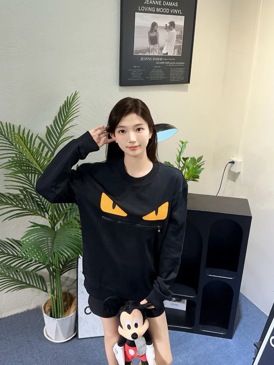 Fendi /芬迪 24Fw 小怪獸膠皮眼睛拉鍊圓領衛衣                FD家族人氣單品，代表性十足，規格感十足的精品。