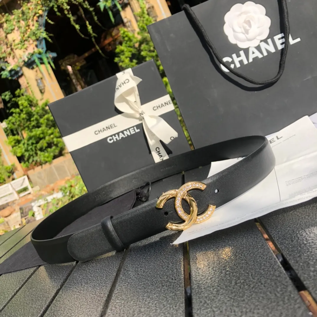 （71320898）全黑帶身 寬度3.0cm CHANEL海外渠道貨訂單！ 