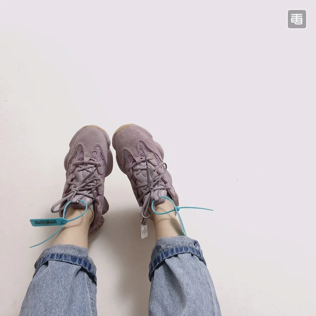 精選上腳AD Yeezy500  滅霸/薰衣草紫  全面出貨 現貨供應