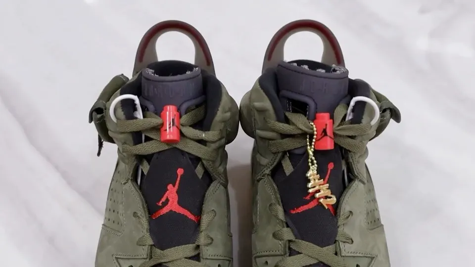 🔹YB #H12純原系列 TS x AJ6 Retro Olive軍綠 視頻細節觀賞