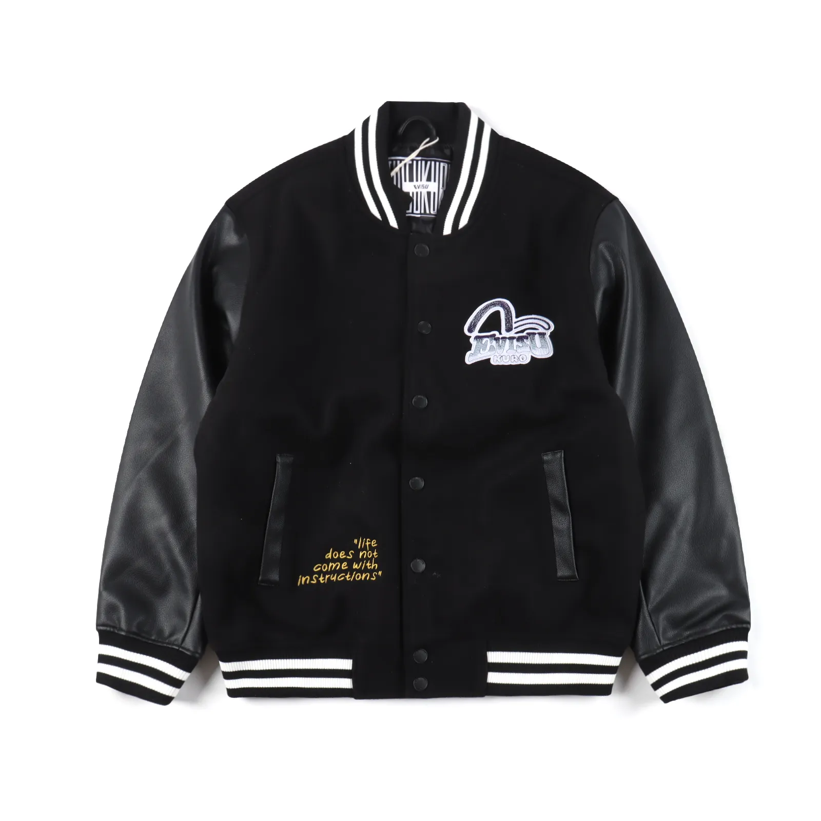 Evisu 23fw 海鷗刺繡棒球服夾克外套                EVISUKURO 的棒球外套是你提升造型質感的出色單品。