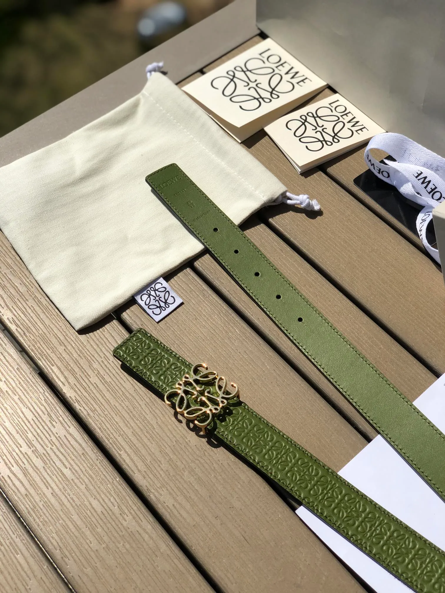 綠色金扣❗️（91330898）帶身寬度2.8cm、75-95歐碼。