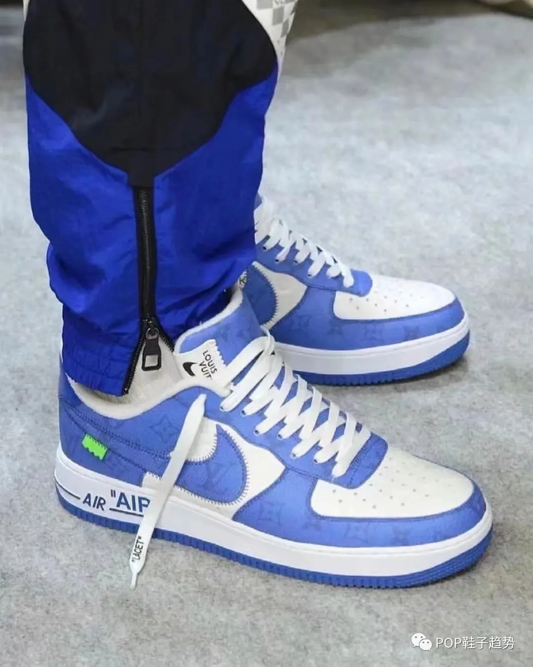 路易威登Louis Vuitton x NK Air Force 聯名款 空軍一號低幫休閒運動板鞋,皮箱不強製配備‼