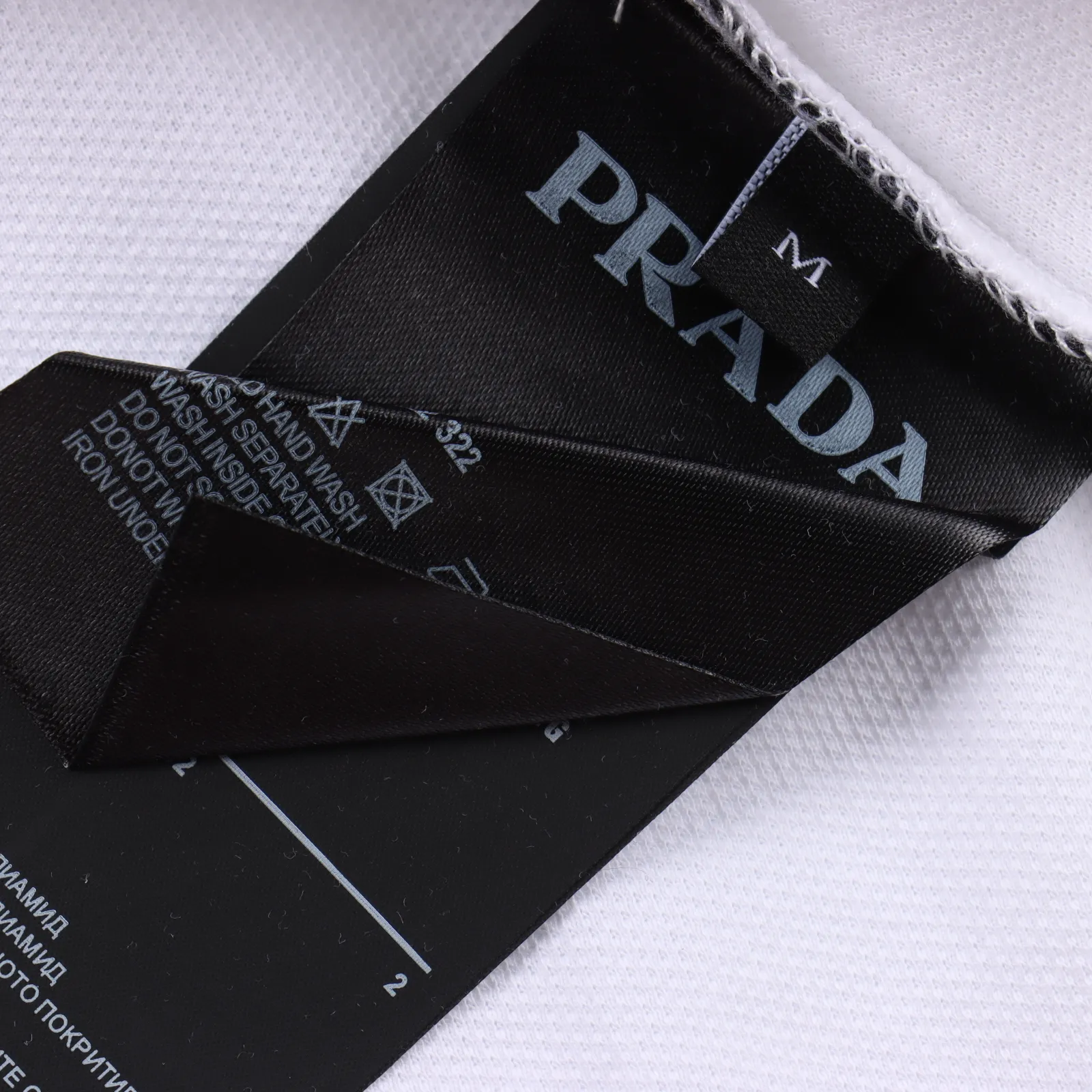 Prada普拉達PRD 23 下擺標識三角牌短袖POLO衫 原版7100 購入,200g定制定染珠地面料 ,還原原版。