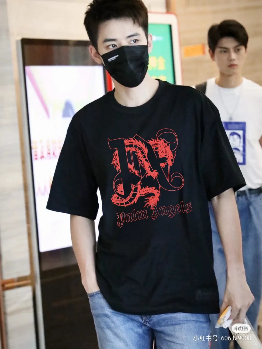 Palm Angels/棕櫚天使 24ss 龍年立體飛龍印花短袖                Size ：XS-L                編碼：DIK042731