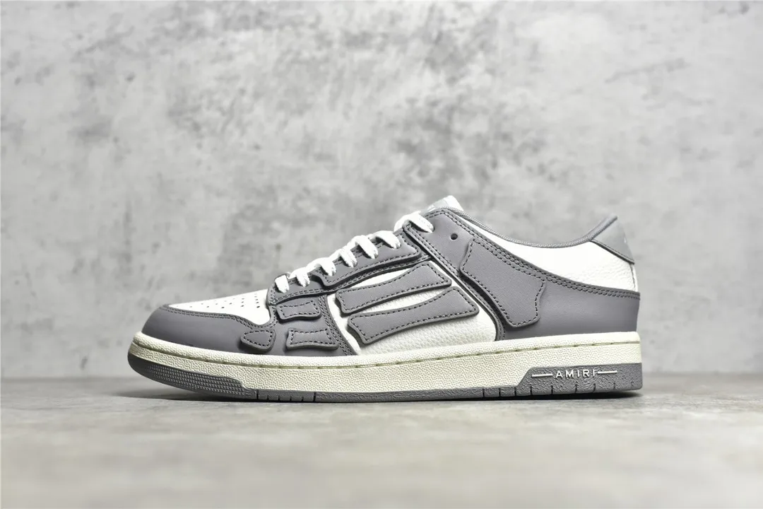 目前配色高奢·埃米爾/AMIRI Skeleton Low-Skel top Sneakers 骨骼系列