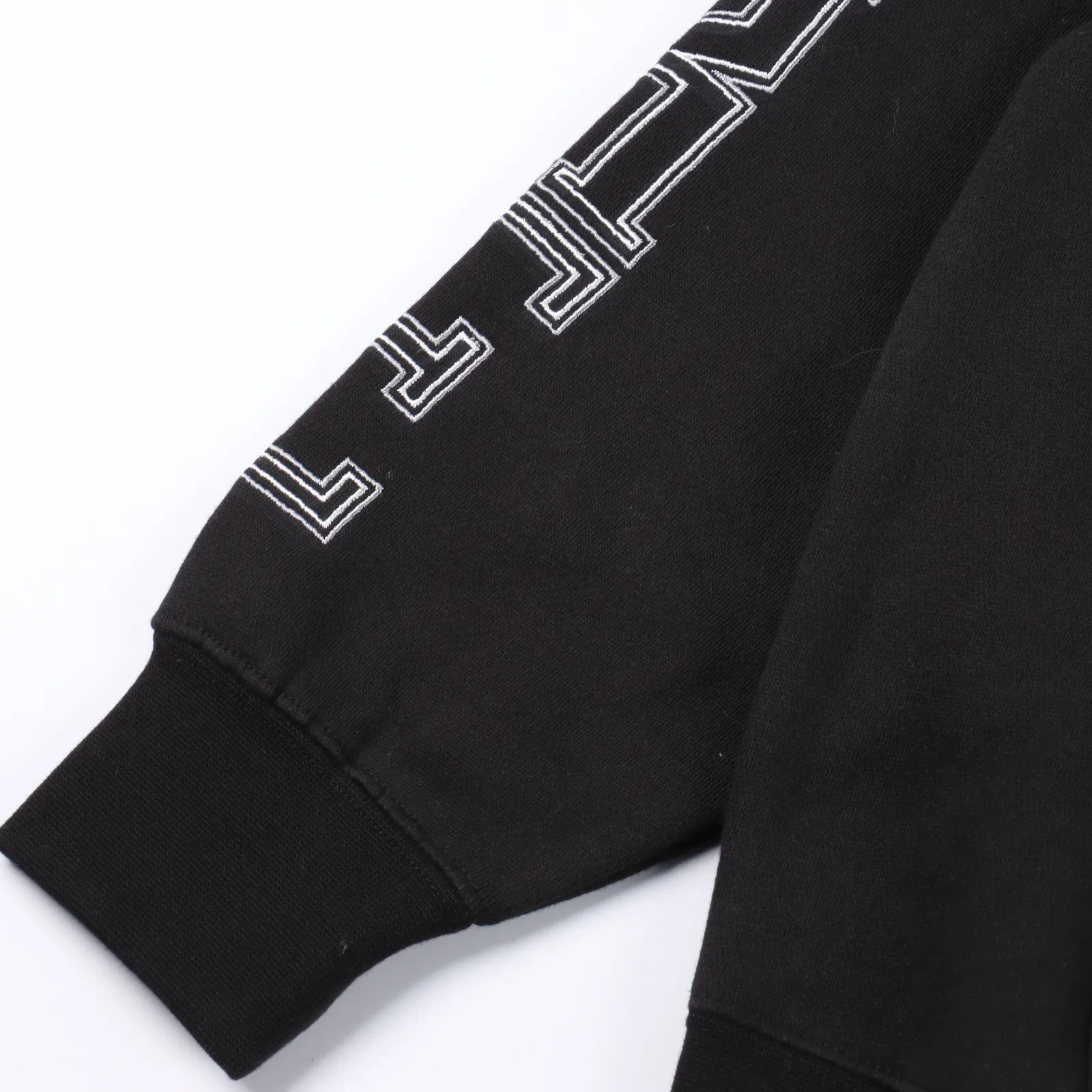 NIKE x SUPREME 耐克SUP 聯名款手臂刺繡連帽衛衣帽衫                面料採用100%純棉毛圈面料，克重大約在420g左右。