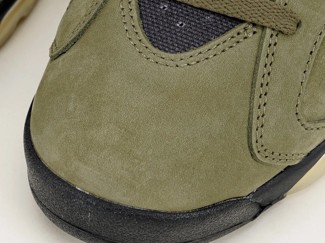 Travis Scott x Air Jordan 6 Medium Olive TS聯名 橄欖綠貨號 CN1084-200尺碼 40 40.5 41 42 42.5 43 44.5 45 46 47.5