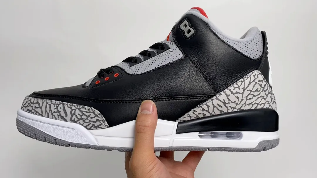 Nike Air Jordan 3 Retro Cement 黑水泥 視頻欣賞