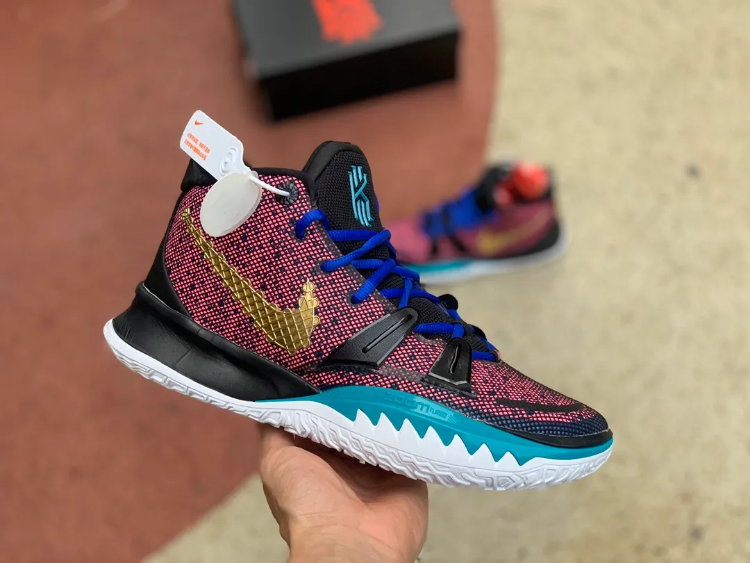 🌈歐文7紫金 尺碼：39-46純原版⚡️偏小0.5-1碼NIKE KYRIE7 CNY歐文7中國新年紫金高幫籃球鞋CQ9327-006!210422BYGF480EYP