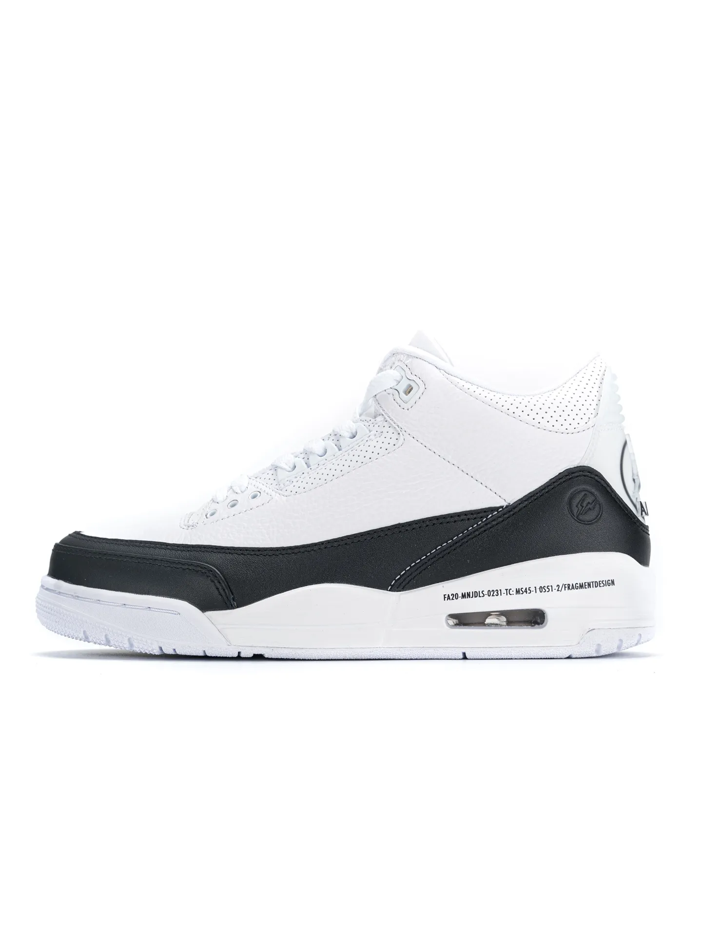 Fragment x Air Jordan 3 White 藤原浩貨號 DA3595-100尺碼 36 36.5 37.5 38 38.5 39 40 40.5 41 42 42.5 43 44 44.5 45 46